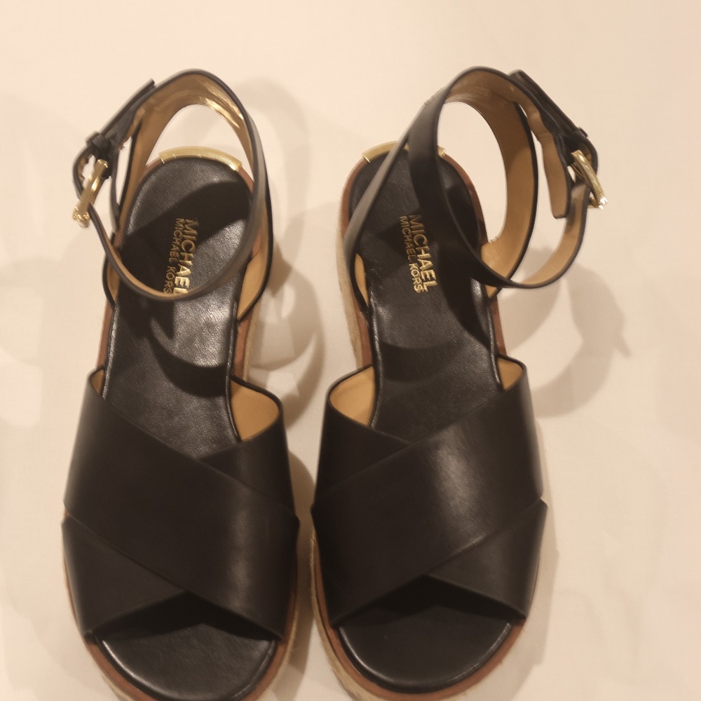 Michael Kors Black Espadrilles